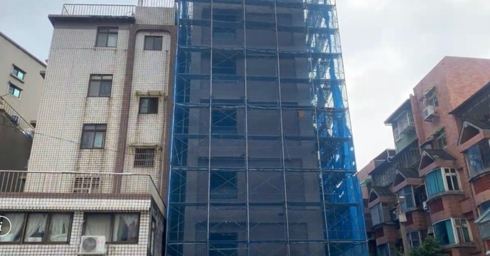 桃園市龜山區文化七路一處工地發生工安意外。（圖／東森新聞）圖片