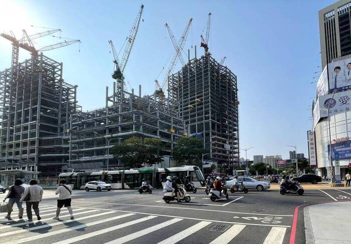 富邦漢神3館新建工地發生工安意外。（資料照）圖片